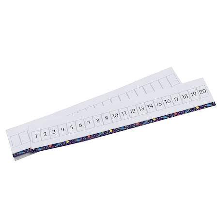 Write-On/Wipe-Off 1-20 Number Path, Set Of 10 PK
